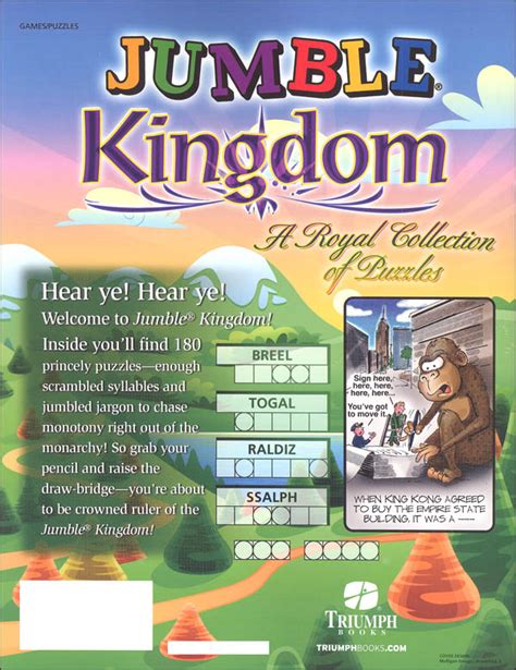 jumble kingdom a royal collection of regal puzzles Epub